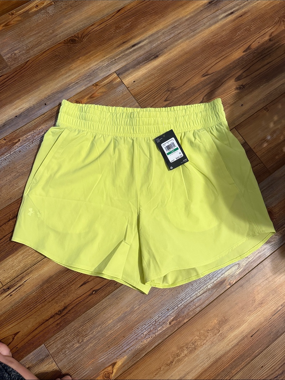 Under Armour Women’s Neon Lime Athletic Shorts